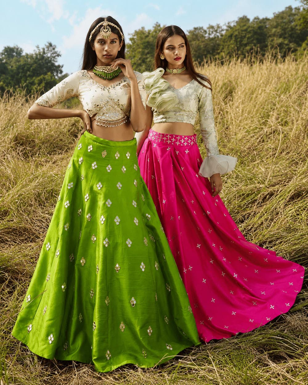 Festive Lehenga Outdoor Shoot