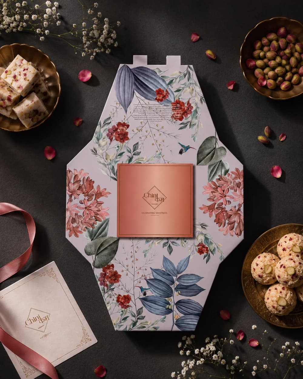 Floral Octagon Gift Box