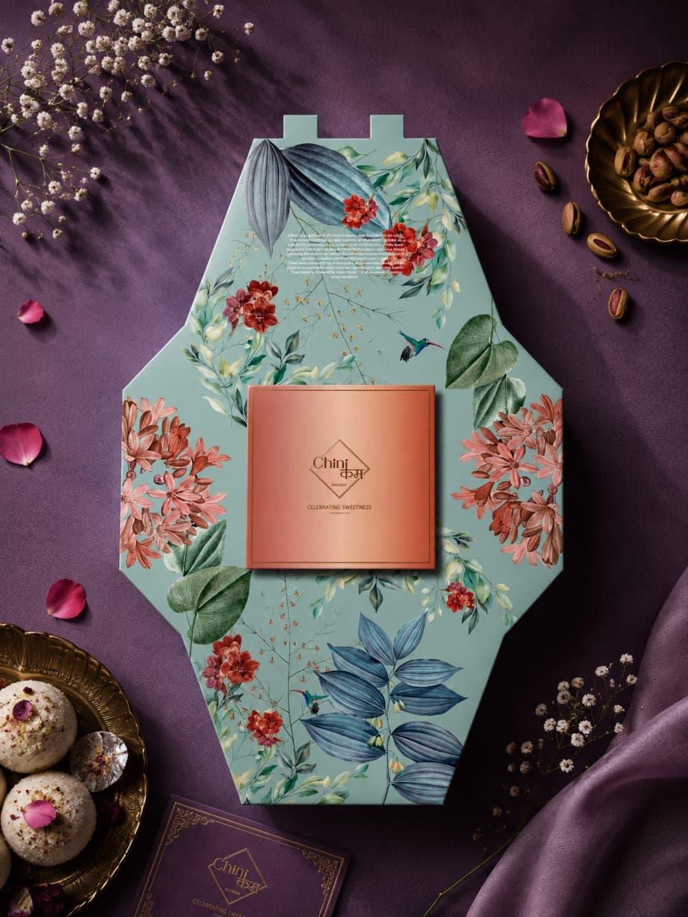Floral Octagon Gift Box