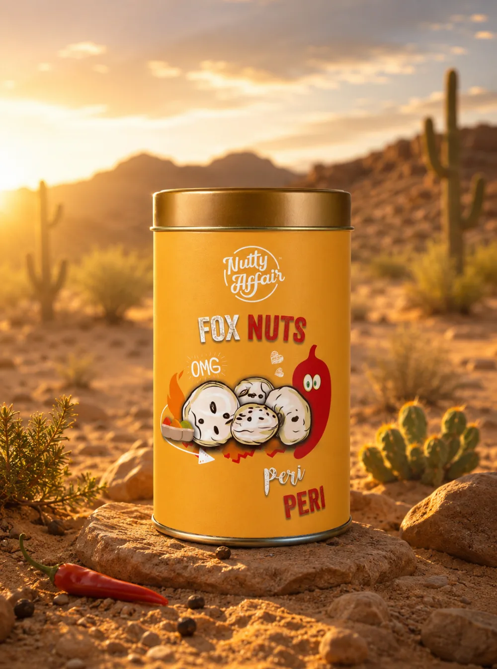 Nutty Affair Fox Nuts Tins
