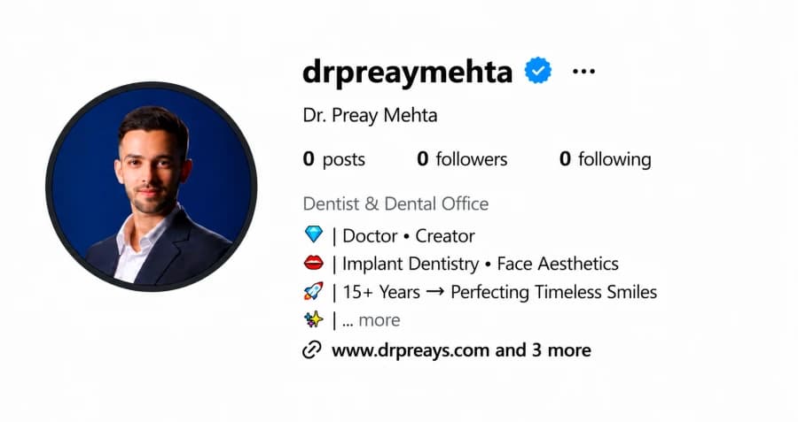 Dr. Preay Mehta — before