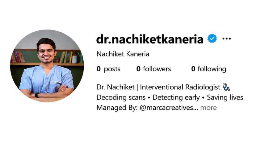Dr. Nachiket Kaneria — before