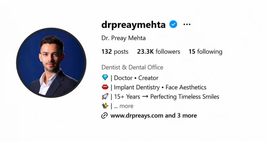 Dr. Preay Mehta — after