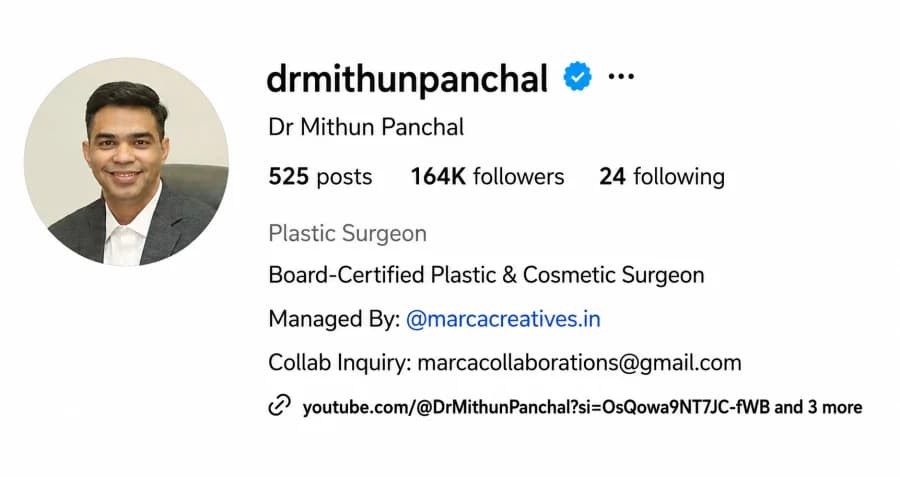 Dr. Mithun Panchal — after